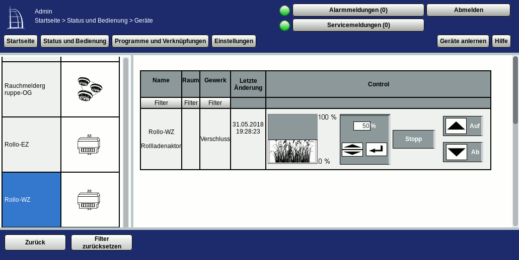 homematic aktor steuern