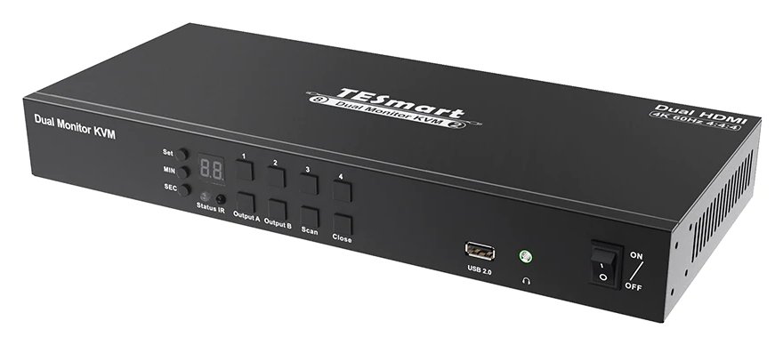 vorderseite kvm switch