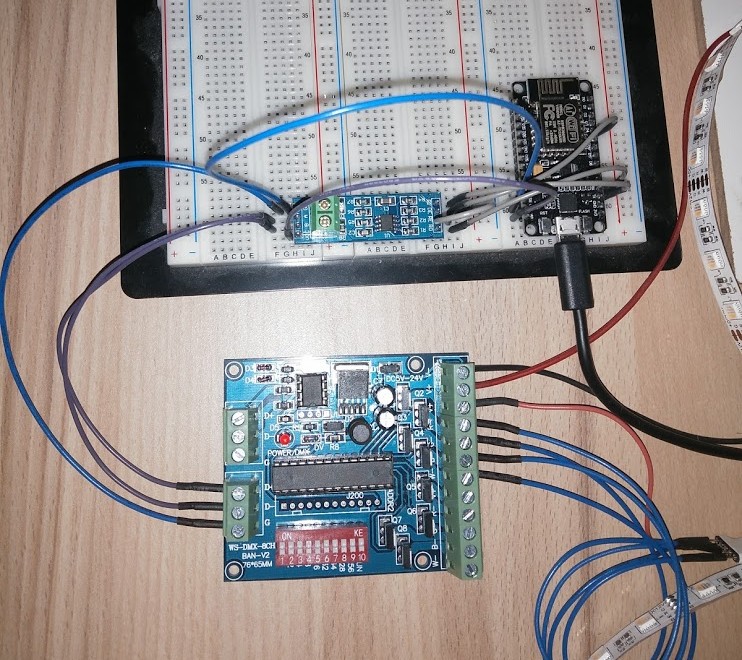 nodemcu steckbrett