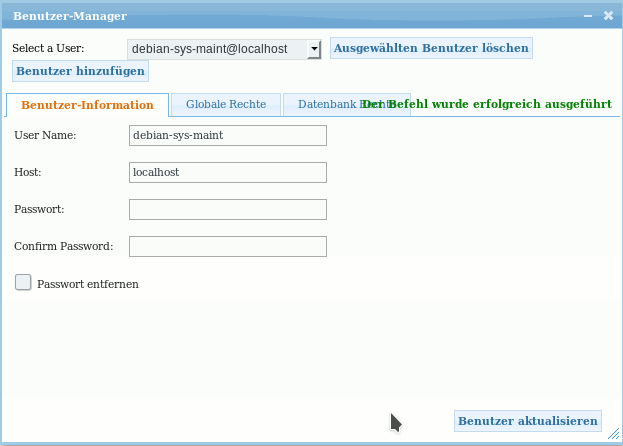 debian user passwort