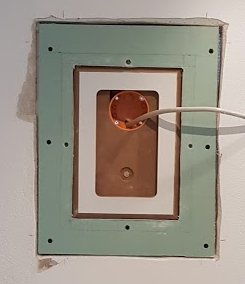 wandhalter erster einbau