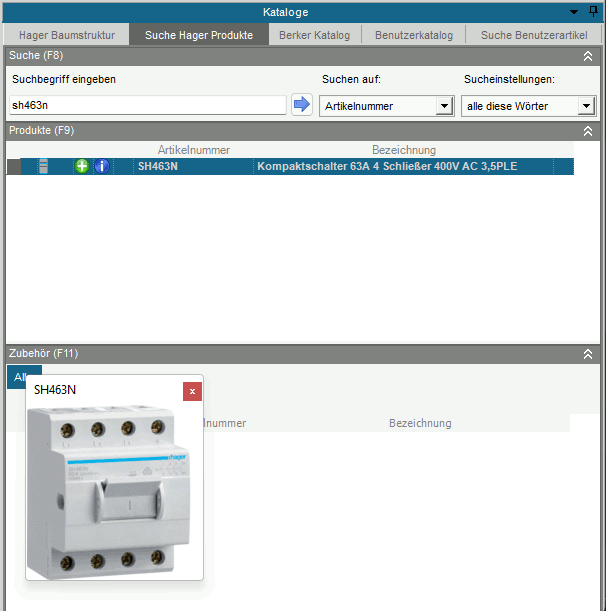 hagercad katalog suche